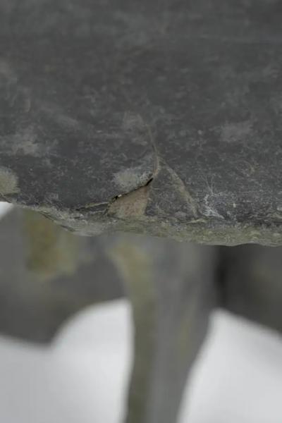 French Slate Round Table