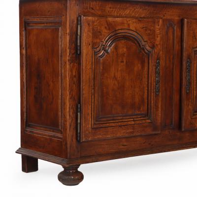 French Solid Oak Sideboard C 1940 