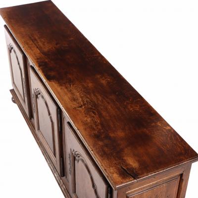 French Solid Oak Sideboard C 1940 