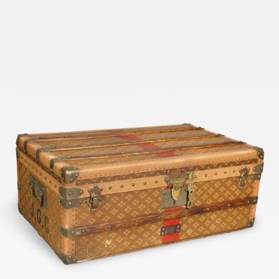 French Steamer Trunk By Aux Etats Unis