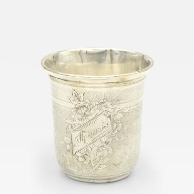 French Sterling Baby Cup circa 1890