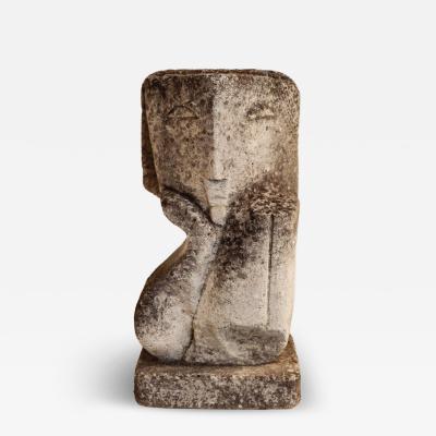 French Stone Sculpture circa 1940