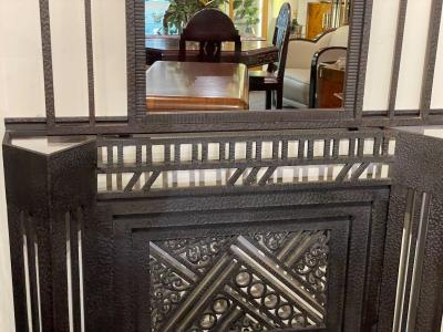 French Style Art Deco Iron Fer Forge Hall Tree