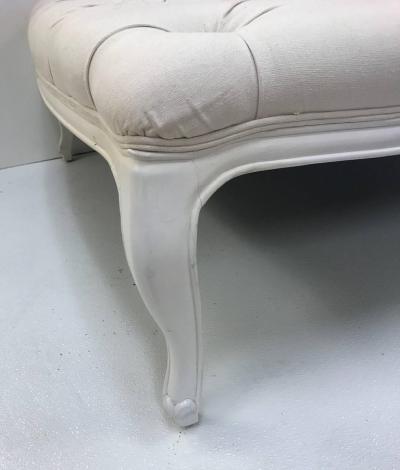 French Style Large Tufted Bench Coffee Table