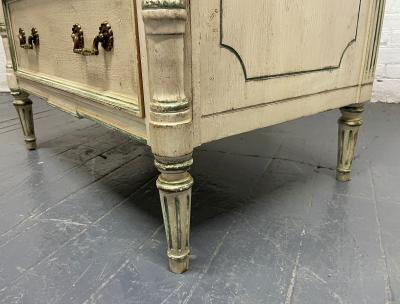 French Style Louis XIV Painted Chest