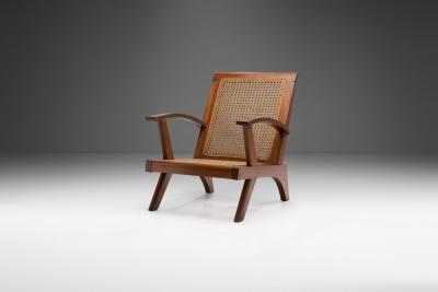 French Teak Armchair France 1950s