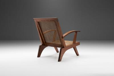 French Teak Armchair France 1950s