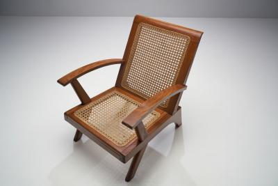 French Teak Armchair France 1950s