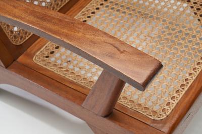 French Teak Armchair France 1950s