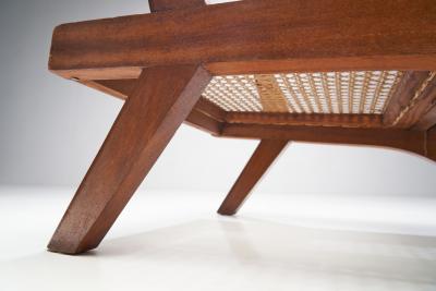French Teak Armchair France 1950s