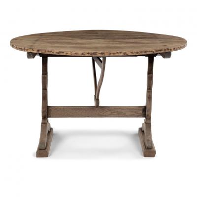 French Tilt Top Table de Vendange or Wine Tasting Table