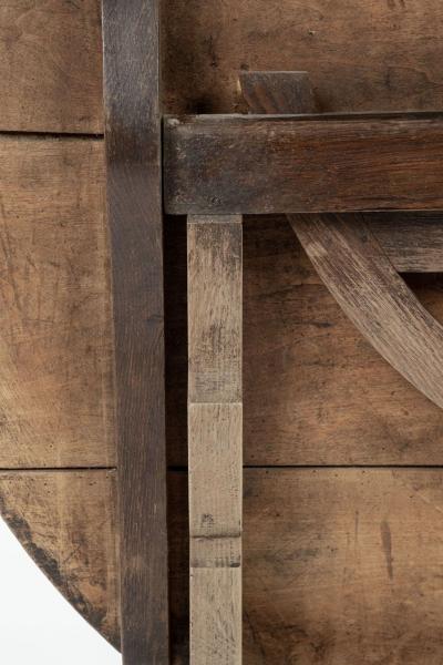 French Tilt Top Table de Vendange or Wine Tasting Table