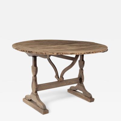 French Tilt Top Table de Vendange or Wine Tasting Table