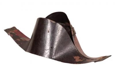French Tole Bicorn Hat