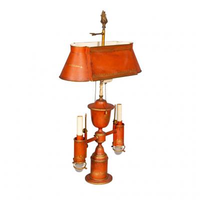 French Tole Table Lamp