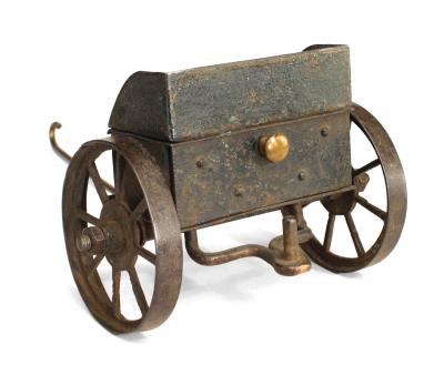 French Victorian Bronze Cannon Model