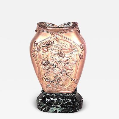 French Victorian Bronze Ciseleur Vase