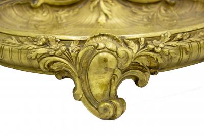 French Victorian Bronze Inkwell