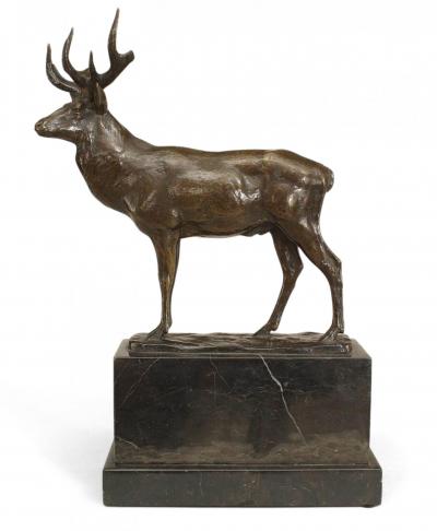 French Victorian Bronze Stag