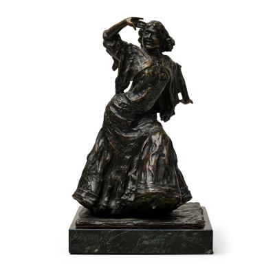 French Victorian Bronze Woman