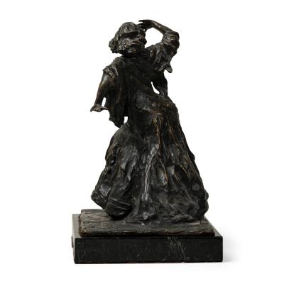 French Victorian Bronze Woman