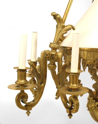French Victorian Converted Gas Chandelier