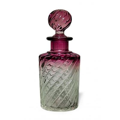 French Victorian Cranberry Baccarat Crystal Perfume Bottles