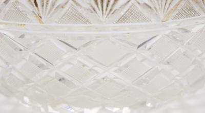 French Victorian Cut Crystal Bowl