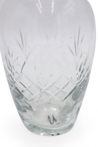 French Victorian Cut Crystal Decanters