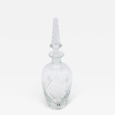 French Victorian Cut Crystal Decanters