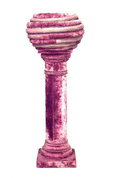 French Victorian Fantasy Tubular Pedestal