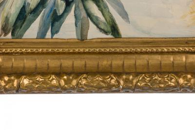 French Victorian Floral Still Life Watercolor