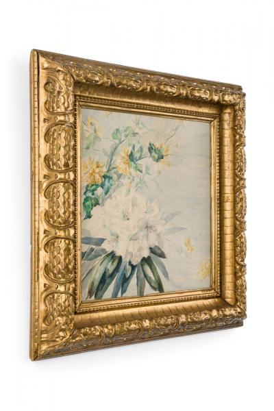 French Victorian Floral Still Life Watercolor