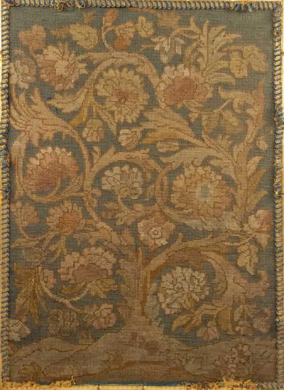 French Victorian Gilt Faux Bamboo Fire Screen