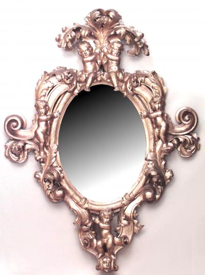 French Victorian Gilt Monumental Wall Mirror