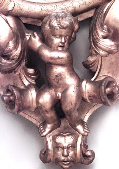 French Victorian Gilt Monumental Wall Mirror