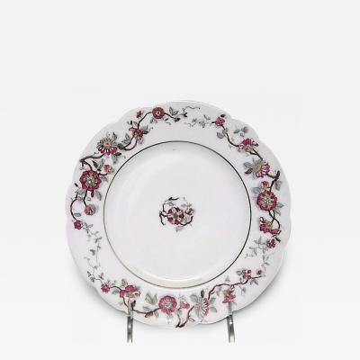 French Victorian Haviland Floral Porcelain Plates