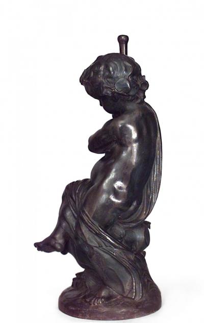 French Victorian Iron Putti