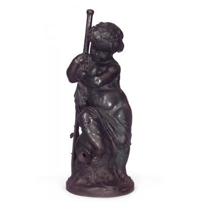 French Victorian Iron Putti