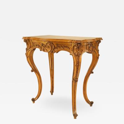 French Victorian Maple End Table