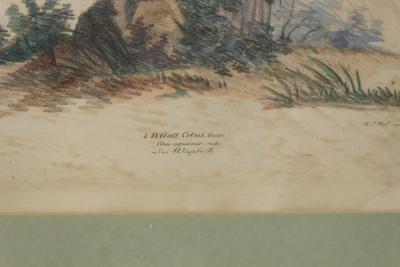 French Victorian Monkey Engraving Print