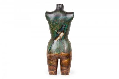 French Victorian Owl Design Mannequin