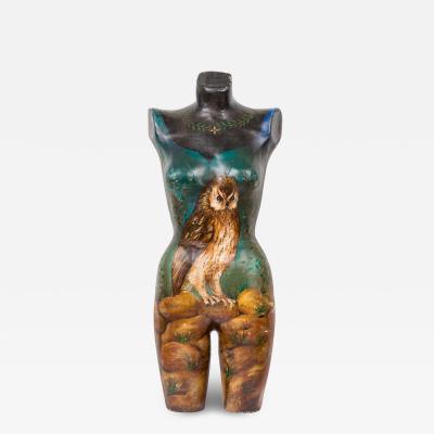 French Victorian Owl Design Mannequin
