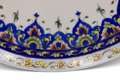 French Victorian Porcelain Charger