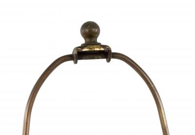 French Victorian Rouge Marble Table Lamp