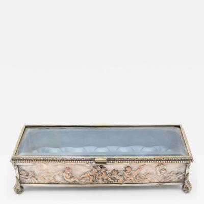 French Victorian Silver Plated Box