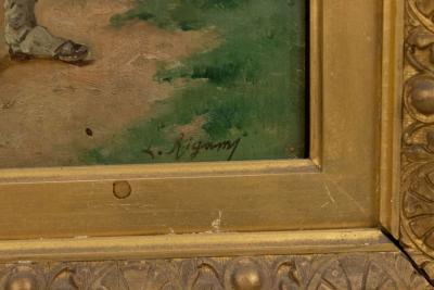 French Victorian Soldier Painting