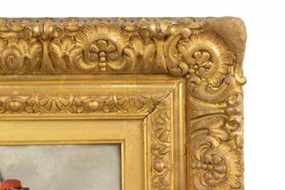 French Victorian Soldier Painting