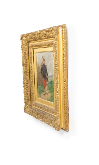 French Victorian Soldier Painting