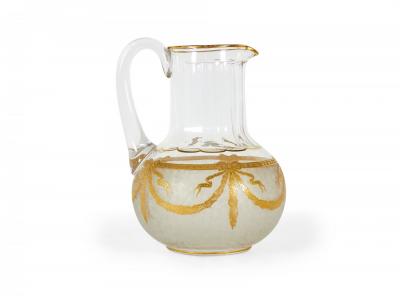 French Victorian Style Baccarat Crystal Pitcher